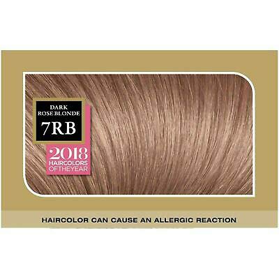 Loreal, Superior Preference, Hair Color, Rose Blonde, 1 Kit (7RB Dark Rose Blonde)