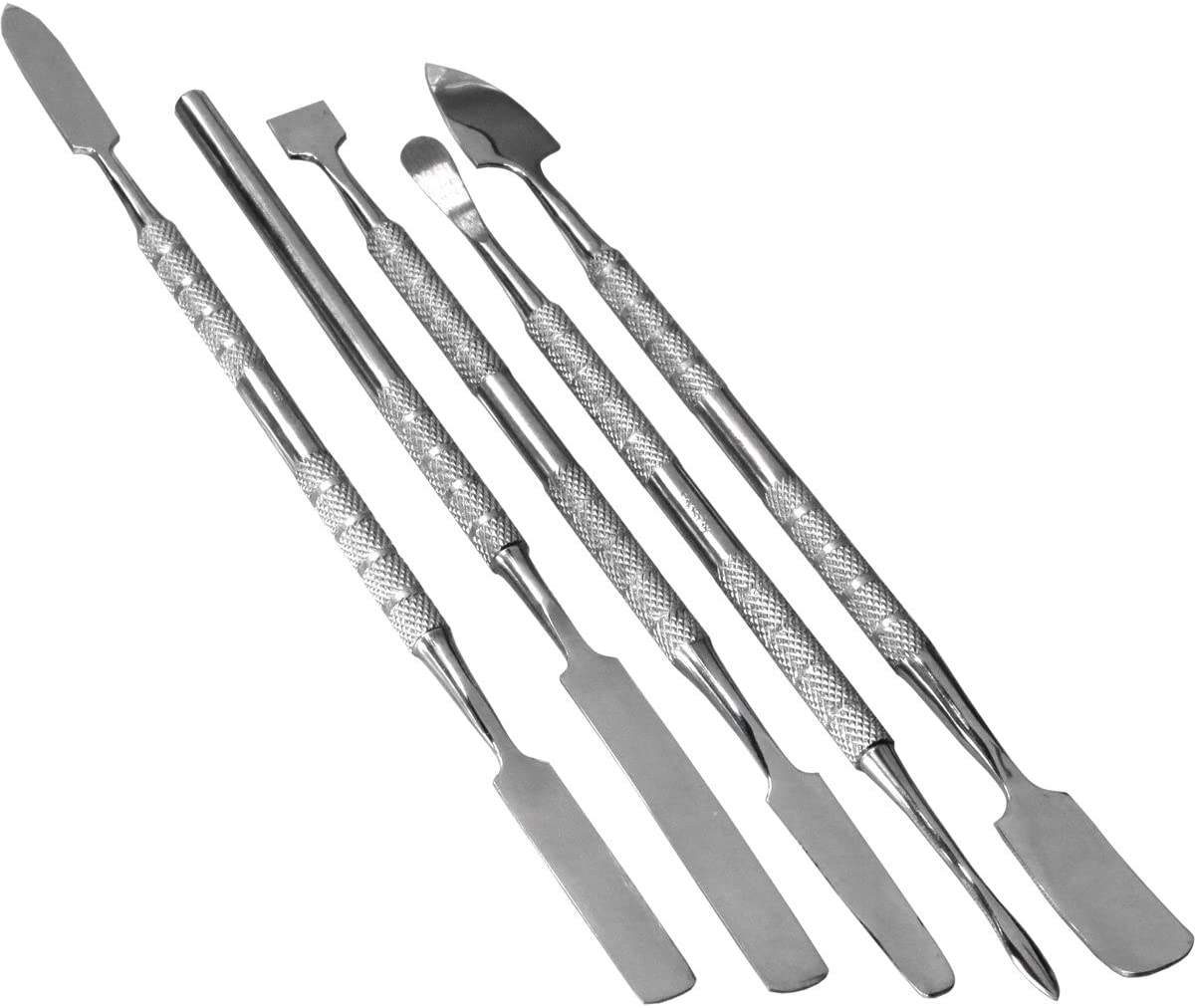 HTS 154S5 5 Pc Stainless Steel Spatula/Chisel Wax & Clay Sculpting Tool Set