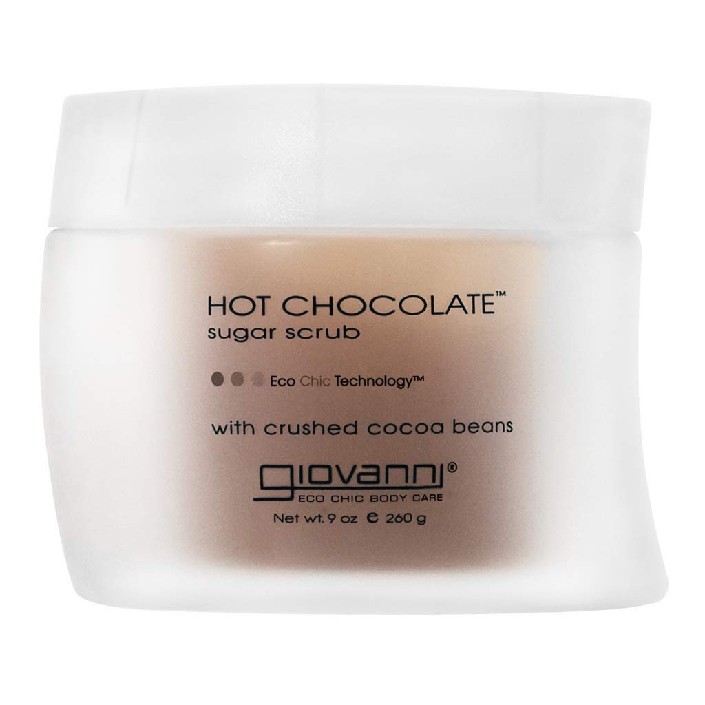 Giovanni Hot Chocolate Sugar Body Scrub - Scented, Gentle Exfoliant With Essential Oil, 9 Ounce (Pac
