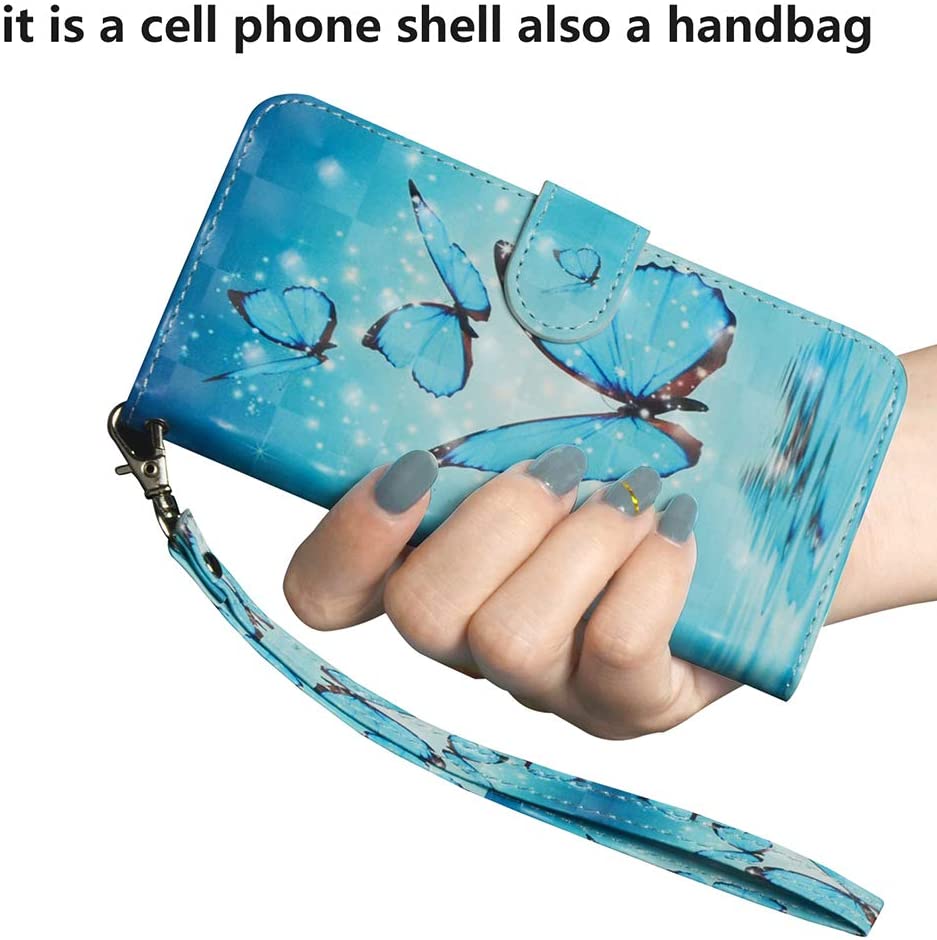 Samsung Galaxy S10 5G Cover Case, Shock-Absorption Flip PU Leather Wallet Notebook Case with Strong 