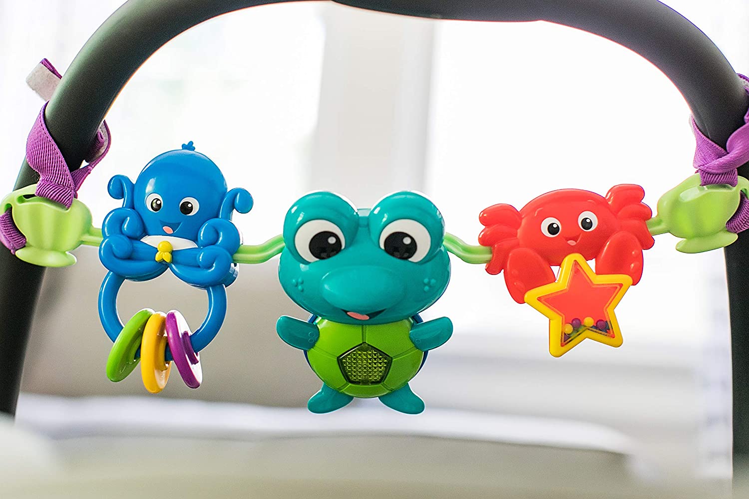 Baby Einstein 2-in-1 Tunes with Neptune Musical Toy bar, Ages Newborn +