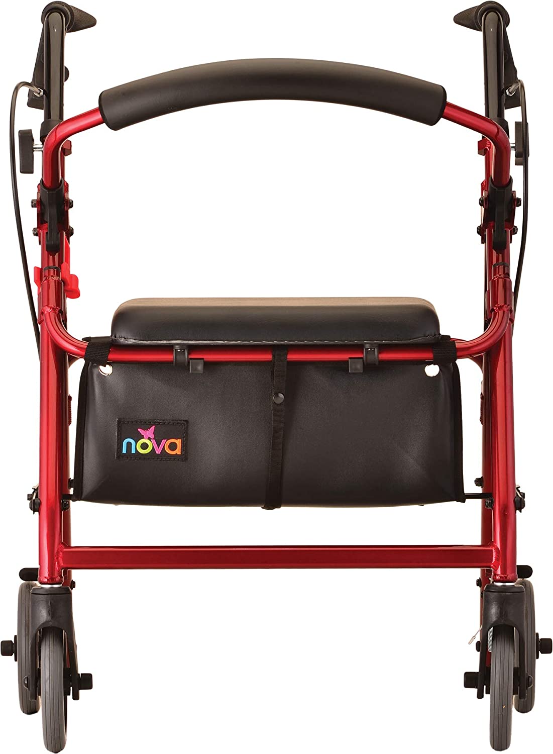 NOVA GetGo Junior Rollator Walker (Petite Size), Rolling Walker for Height 4'10