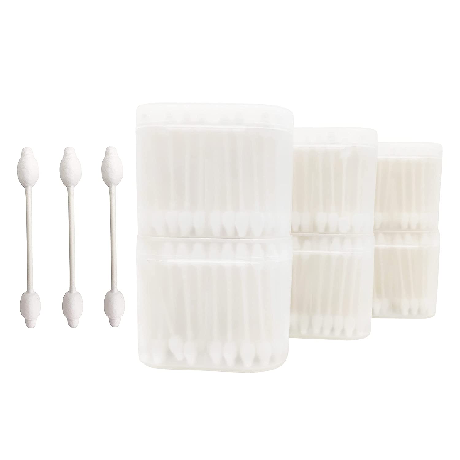 Safety Cotton Swabs with Large Tips for Newborn, Babies, Kids, Children 6 Pack (480)