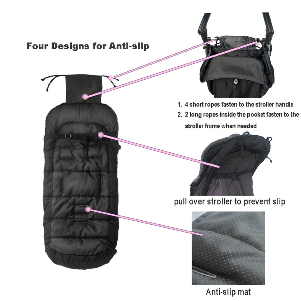 Anti-Kick Stroller Blanket,Toddler Stroller Universal Footmuff Cosy Toes Buggy Pushchair Sleeping Ba