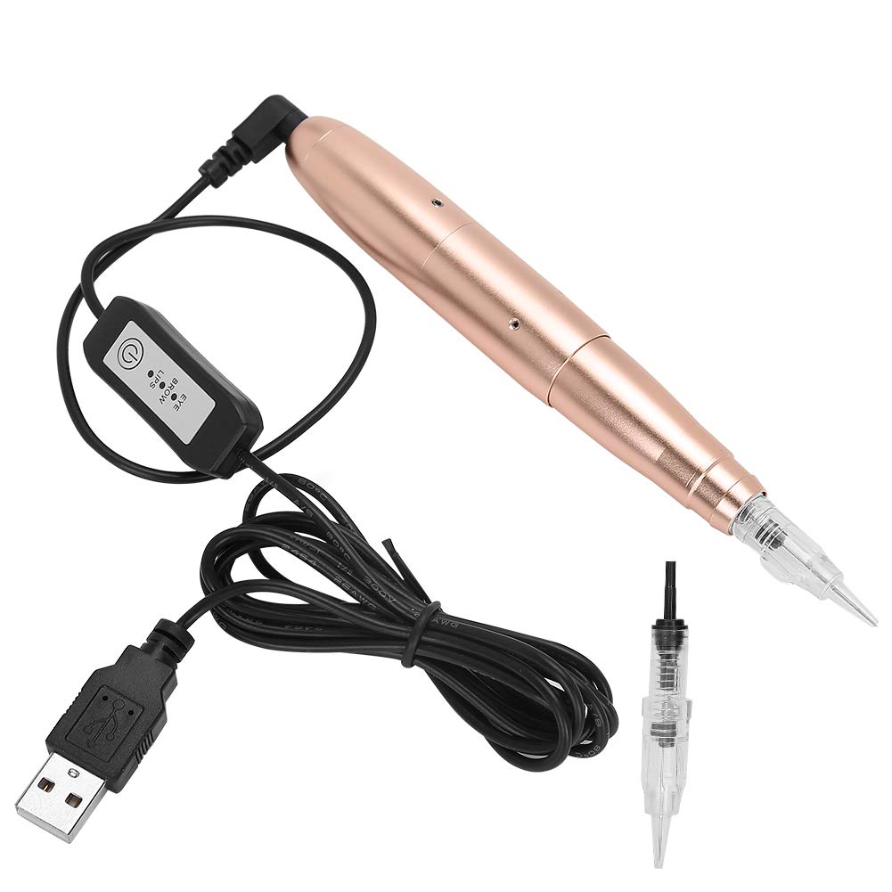 MultiFunctional Low Noise Microblading Machine, 12000RPM SemiPermanent Makeup Tattoo Pen, with Elect