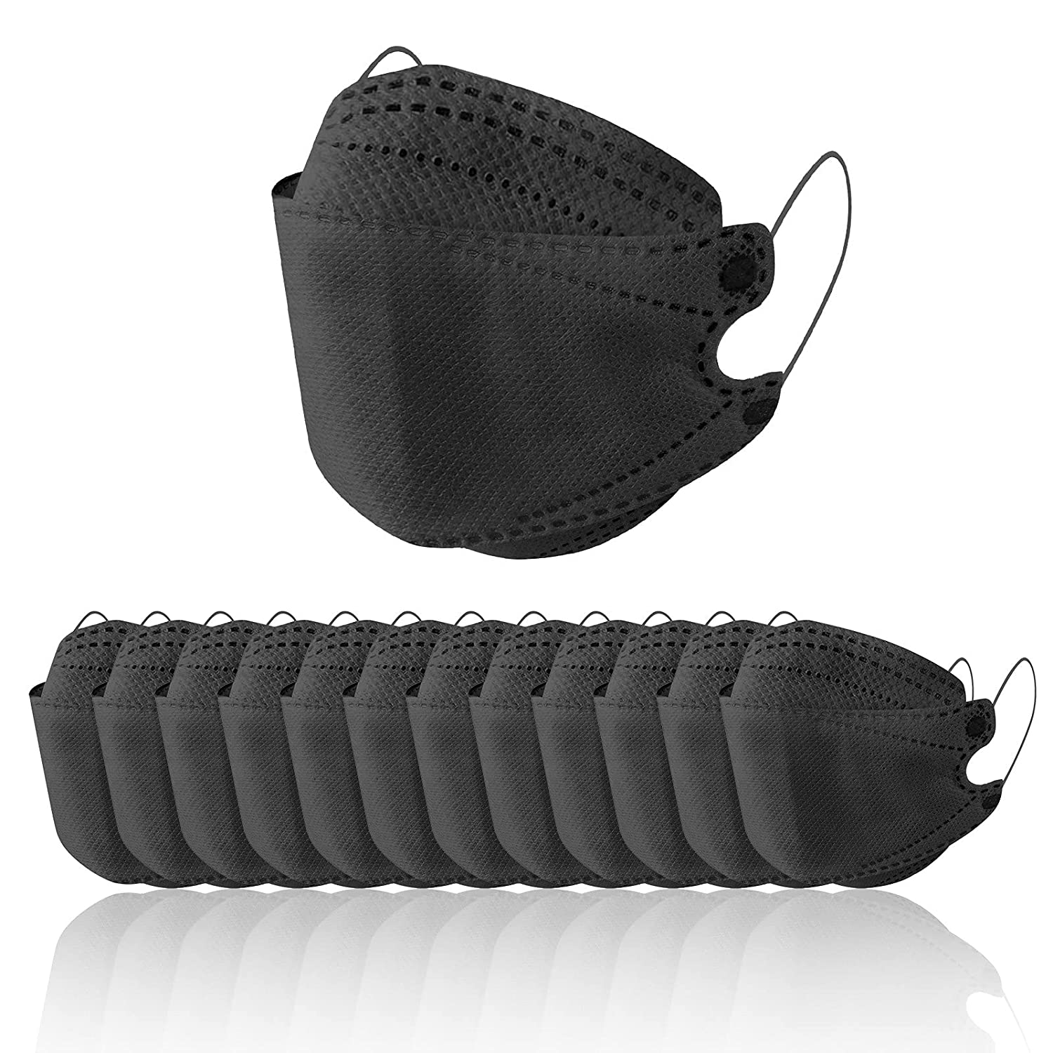 100Pcs Kids KF94 Face_Masks 4-Ply Filtеr Face Protection 3D Face Covering with Designs High Filtrat