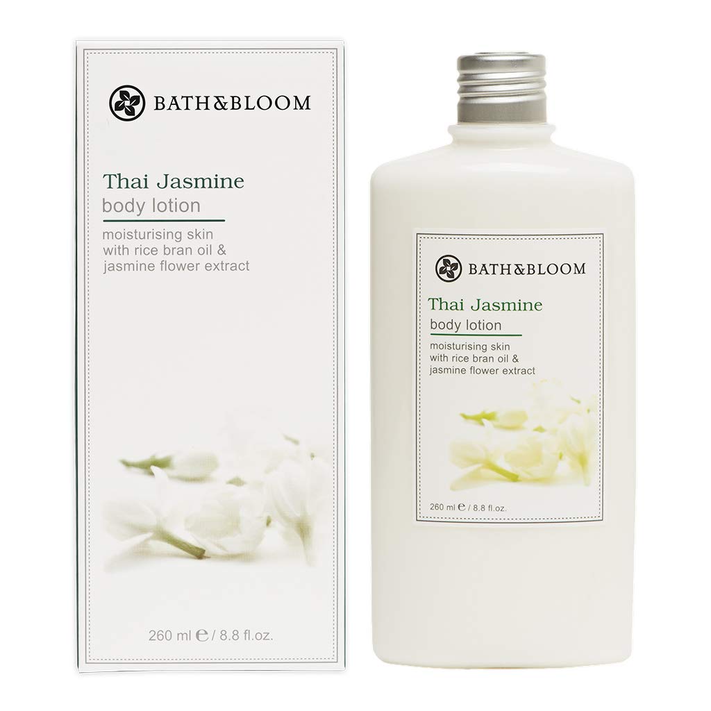 Set A53 Bath & Bloom THAI JASMINE BODY Harnn Jasmine Natural Body Scrub 200 DHL EXPRESS By Thaigifts