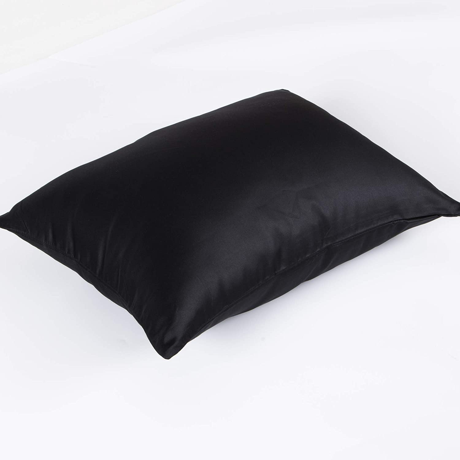 NTBAY 2 Pack Satin Zippered Toddler Pillowcases, Super Soft Luxury and Silky Baby Travel Pillow Cove