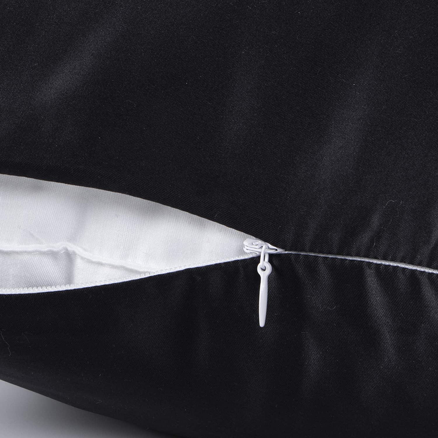 NTBAY 2 Pack Satin Zippered Toddler Pillowcases, Super Soft Luxury and Silky Baby Travel Pillow Cove