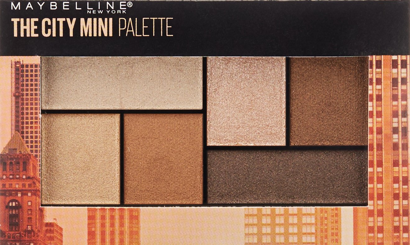 Maybelline New York Makeup The City Mini Eyeshadow Palette, Rooftop Bronzes Neutral Eyeshadow, 0.14
