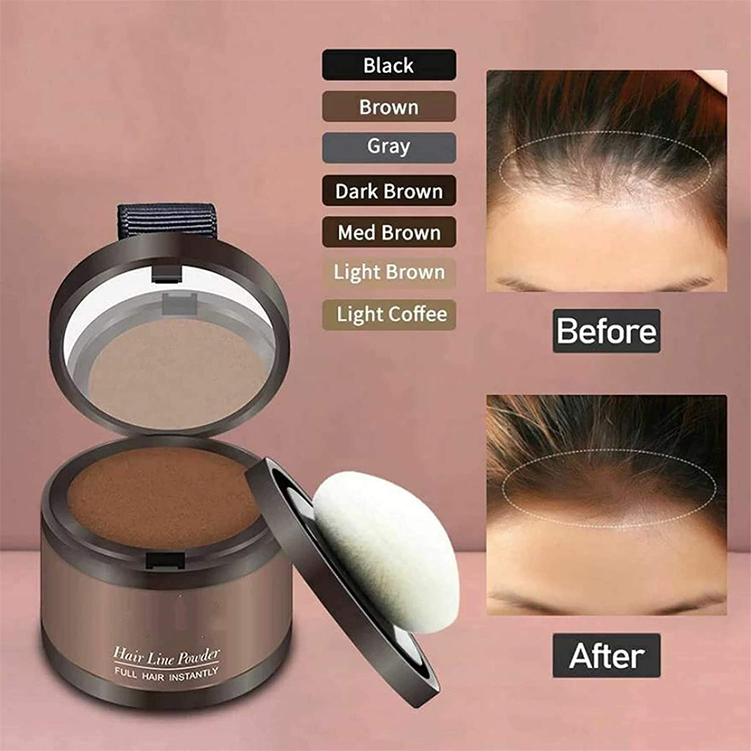 NaEan InstantMax Volumizing Cover Up Powder,Volume Up Hair Styling Powder,Magical Fluffy Thin Hair P