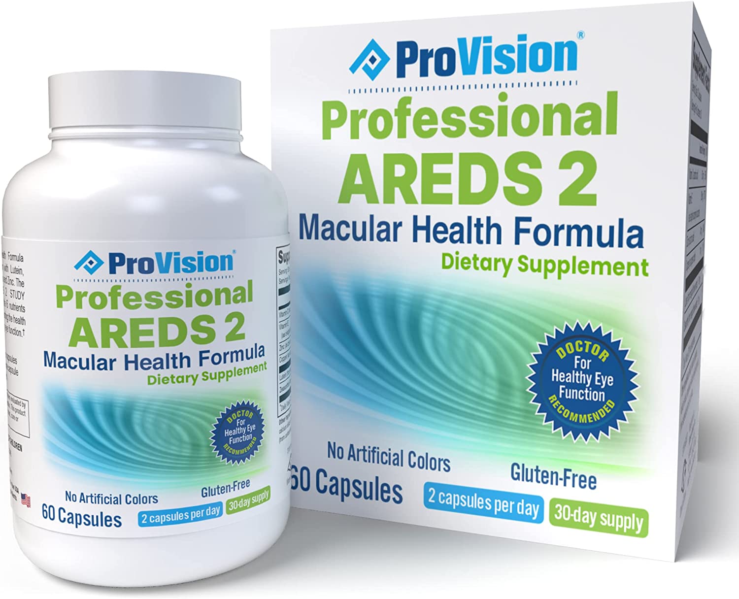 ProVision AREDS 2 Eye Vitamins for Macular Degeneration - Enhance Vision Supplements - Lutein Zeaxan