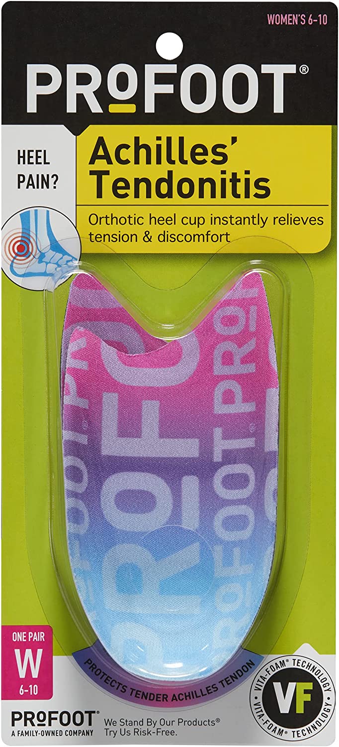 ProFoot Achilles Tendonitis Women"s Orthotic Heel Cup, 1 ea