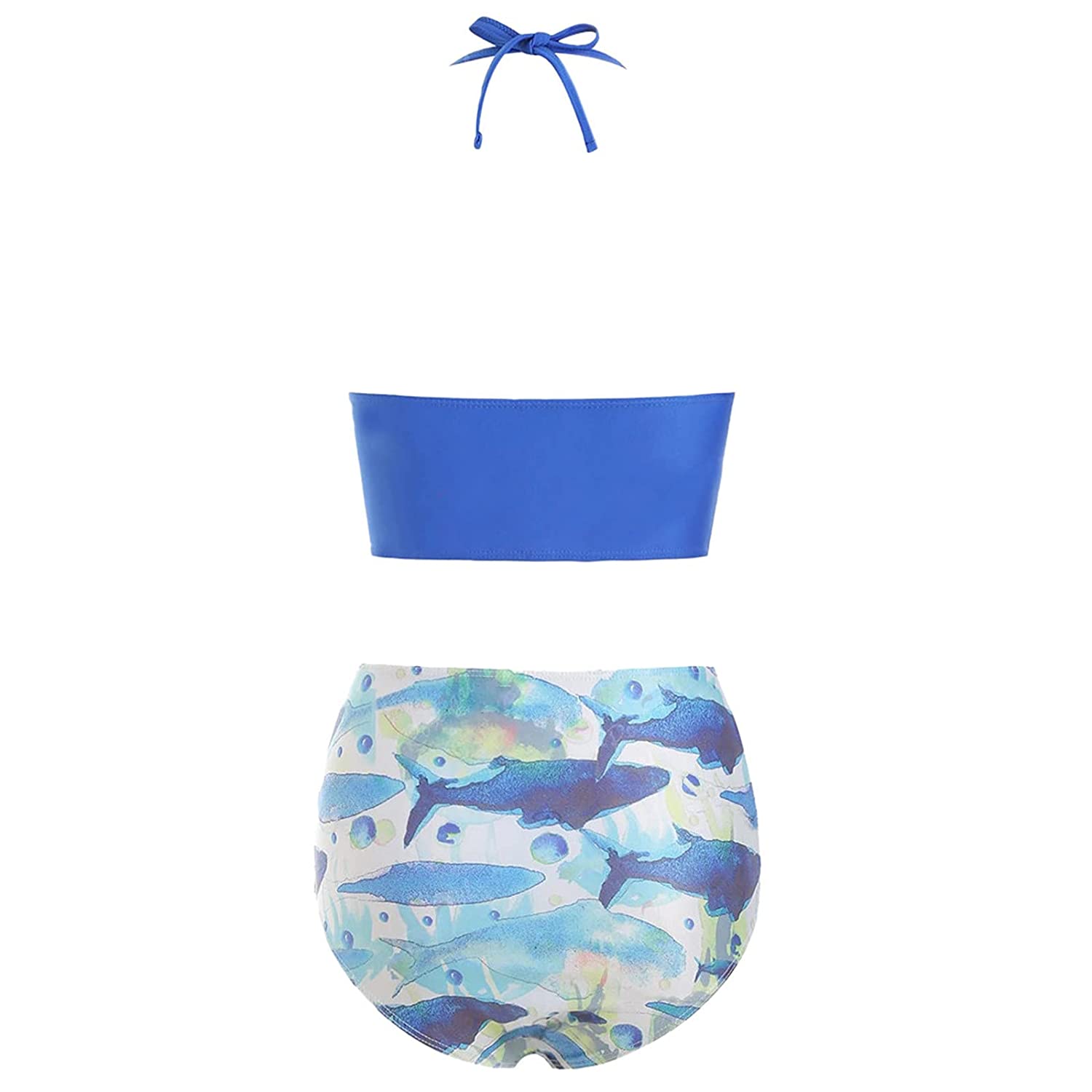 Suncih Women Two Piece Swimsuits Flowy Tankini Tummy Control Bathing Suit Beachwear