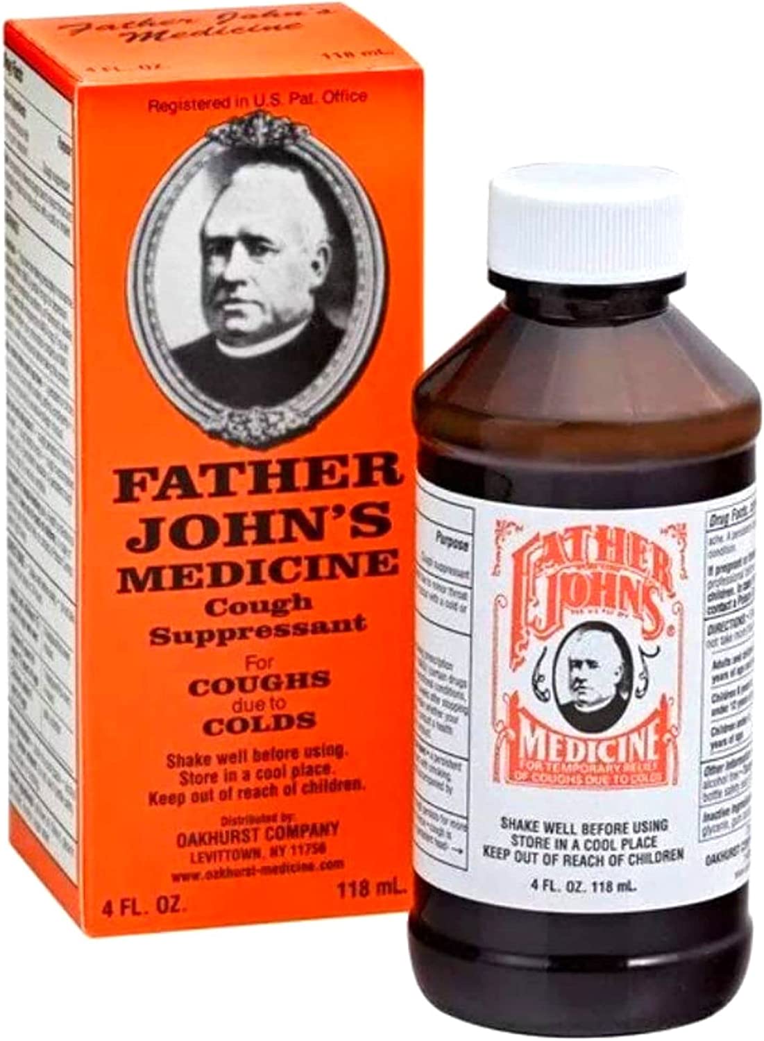 Father Johns Medicine Cough Suppressant, 4 Fl Oz (Pack of 3)