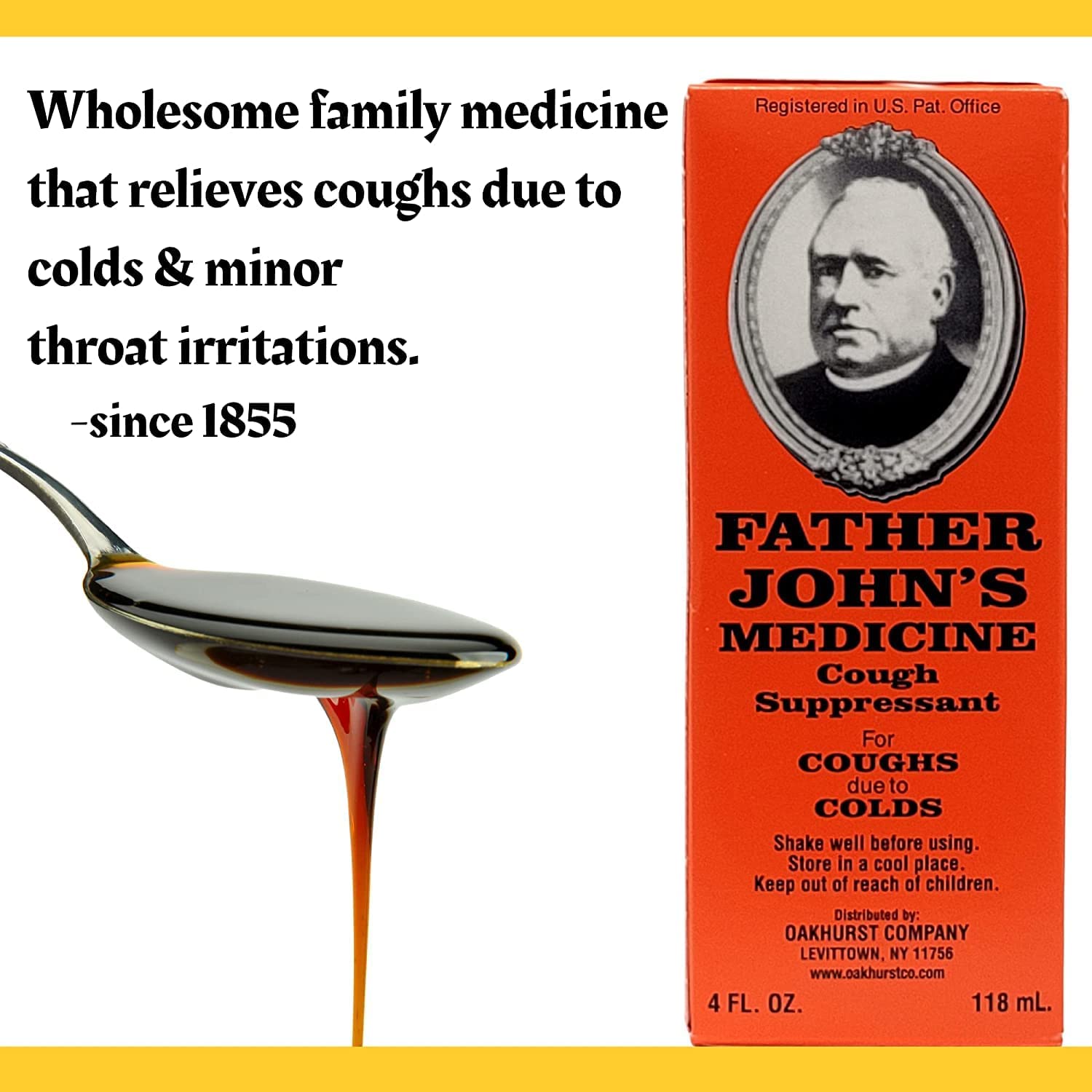 Father Johns Medicine Cough Suppressant, 4 Fl Oz (Pack of 3)