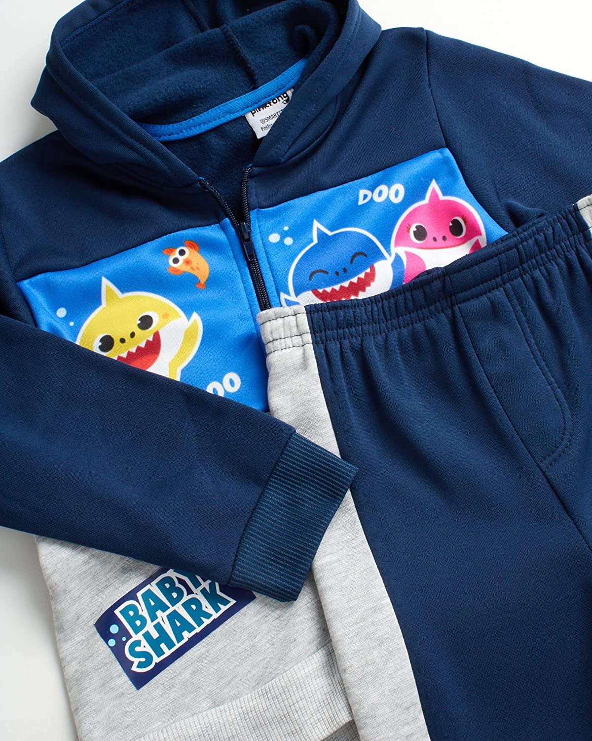 Nickelodeon Baby Boys\xe2\x80\x99 Playwear Fleece Sweatsuit Set \xe2\x80\x93 Baby Shark and Paw Patr