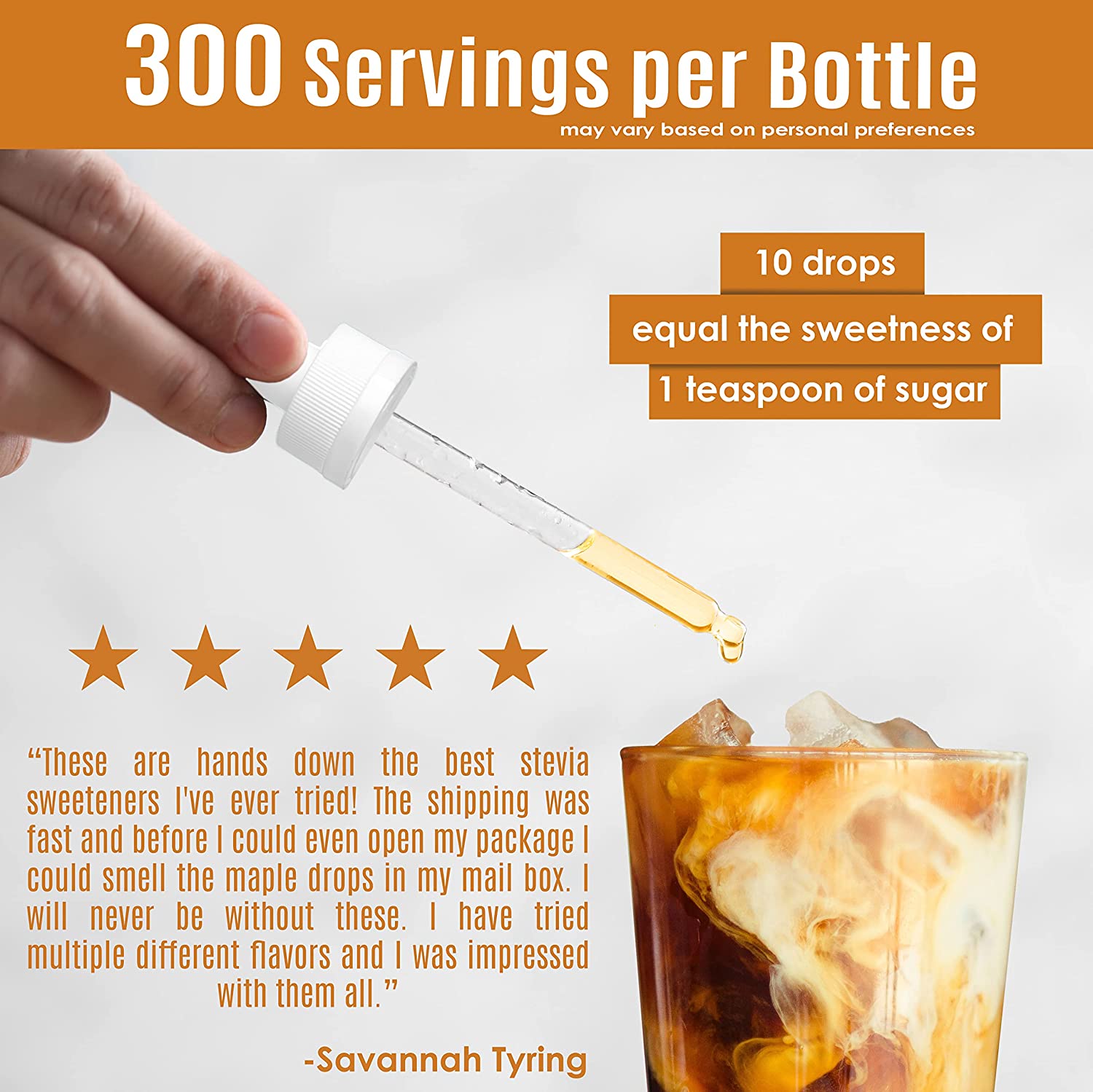 Stevia Drops Maple, Caramel, & Irish Cream Stevia Select Keto Coffee Sugar-Free Stevia Flavors Bundl