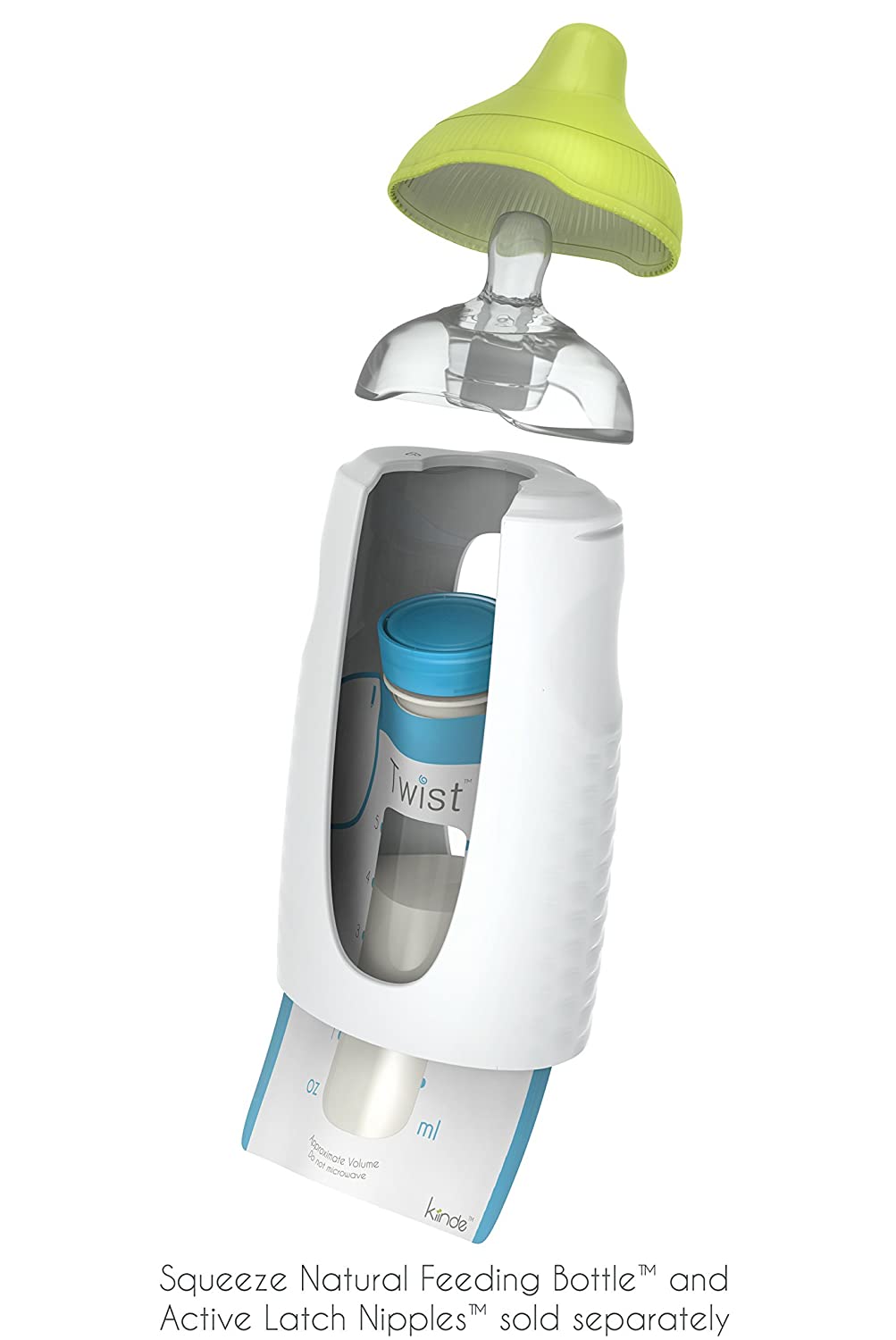 Kiinde Twist Pouch Direct-Pump Direct-Feed Twist Cap Breast Milk Storage Bags for Pumping, Freezing,