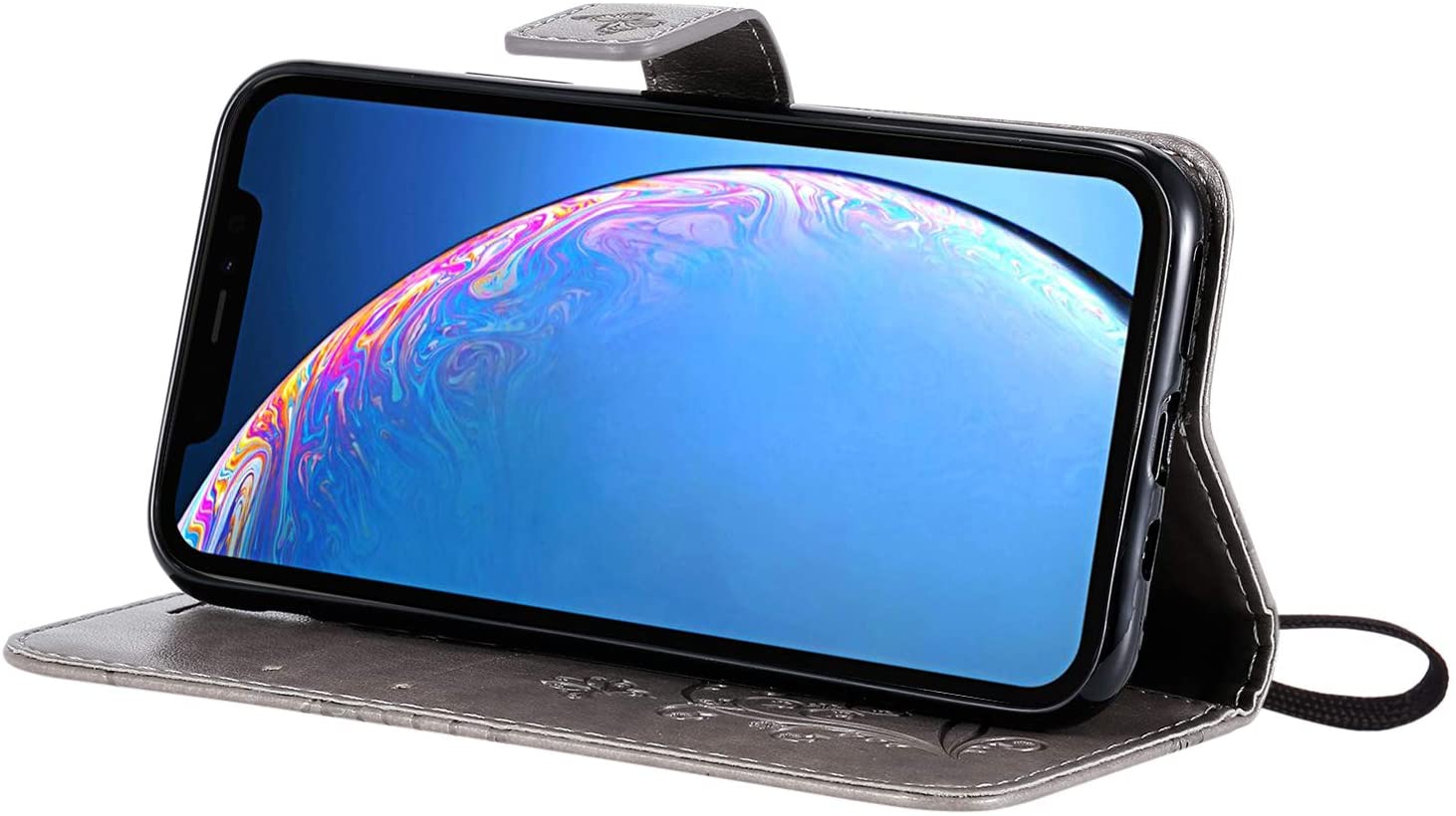 Amocase Wallet Leather Case with 2 in 1 Stylus for iPhone 11 Pro 5.8