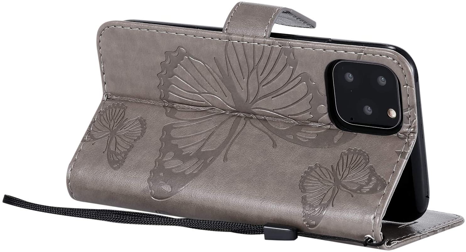 Amocase Wallet Leather Case with 2 in 1 Stylus for iPhone 11 Pro 5.8