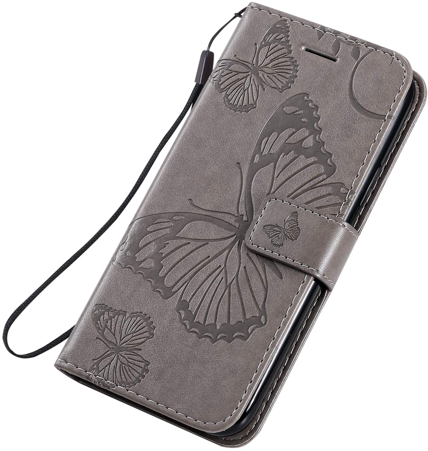 Amocase Wallet Leather Case with 2 in 1 Stylus for iPhone 11 Pro 5.8