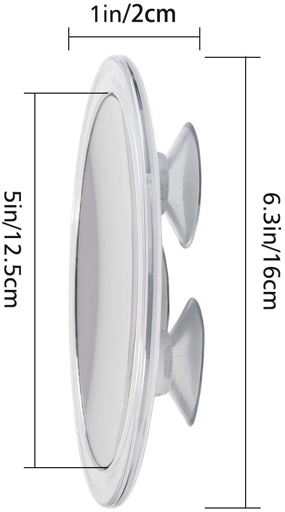 Glam Hobby15X Magnifying Mirror – Use for Makeup Application - Tweezing – and Blackhead/Blemish