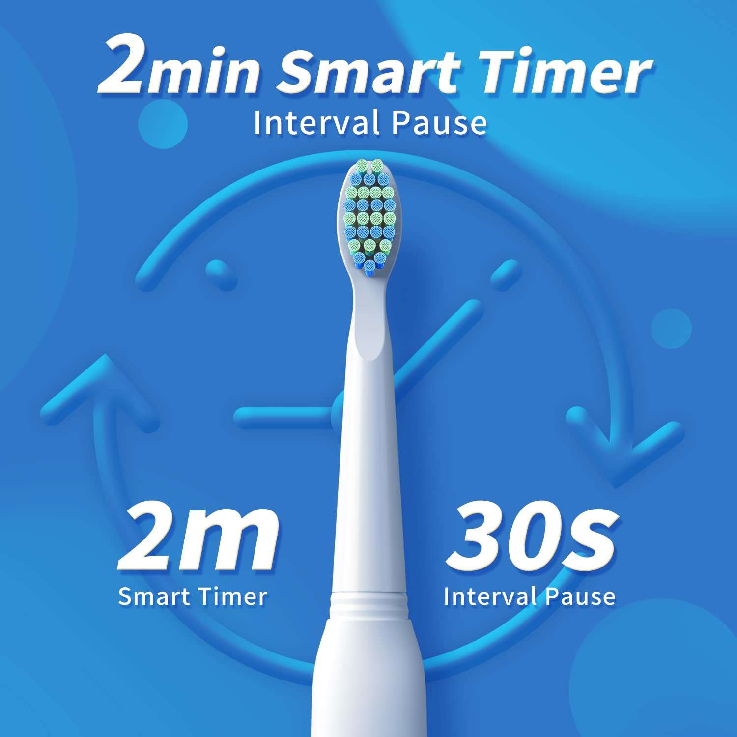 Seago Sonic Electric Toothbrush for Adults and Kids, 10 Dupont Brush Heads Travel Case Included and