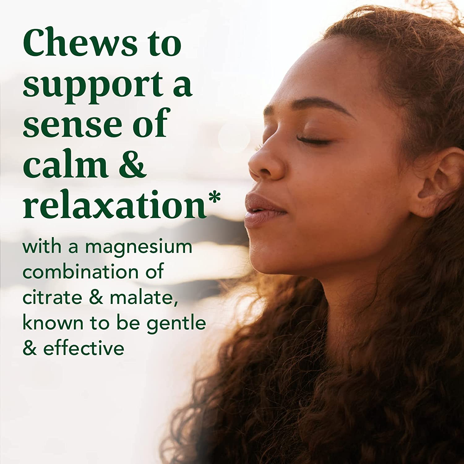 MegaFood Relax + Calm Magnesium Soft Chews - Magnesium Supplement from Citrate and Malate - Gluten F