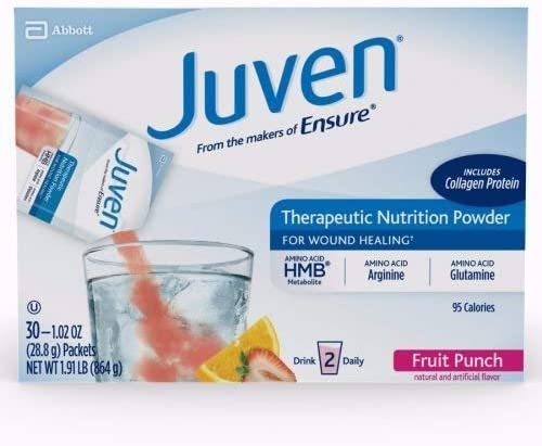Abbott Nutrition Juven Fruit Punch, 24 Gr Packet, Institutional - Pack of 3
