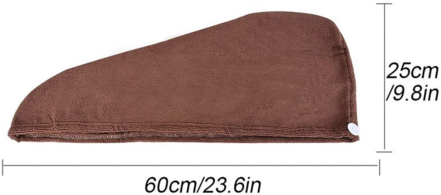 whbage Dry Hair Towel Strong Absorption Hair Drying Towel Solid Mutifuction Magic Quick Dry Hat Colo