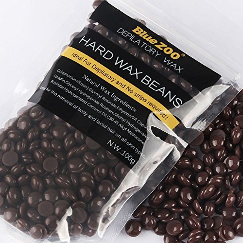 Baosity 200g Hot Wax Beans No Strip Film Hard Pellet Waxing Face Bikini Hair Removal