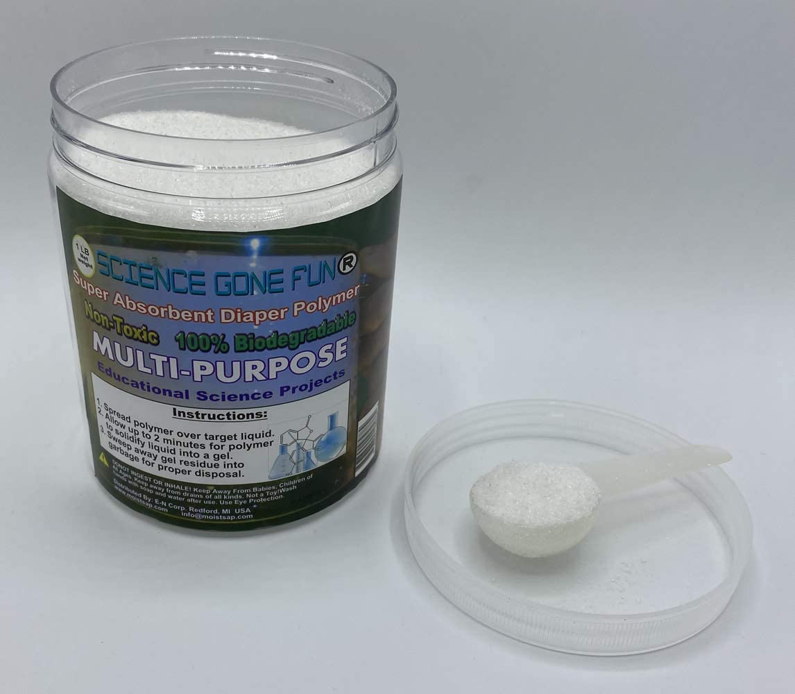 Magic Super Slush Powder Turn Liquids Into Solids Instantly. Great Stupid Gifts Ideas