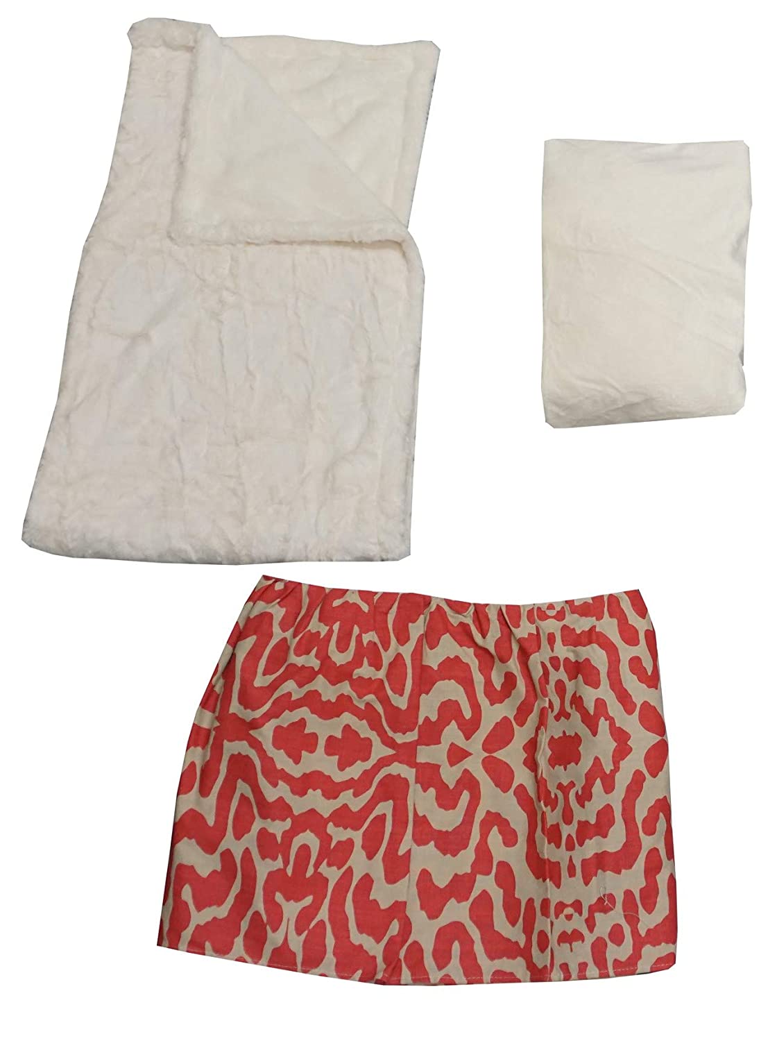 Cotton tale designs 3 Piece Baby Bedding Set, Raspberry Dot