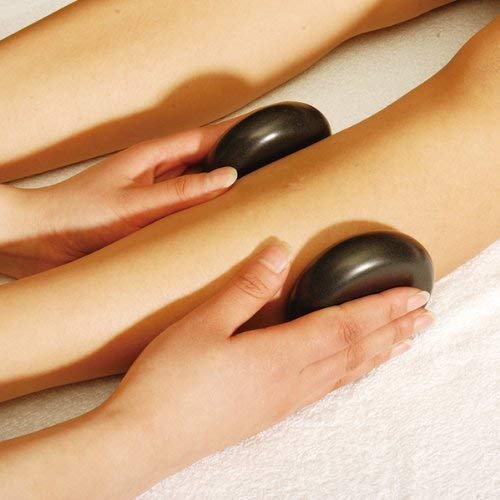 Amethyst Lake Hot Stones Massage Set With Warmer Pot - 48 Basalt Hot Stone 18 Quart Oven Water Heate