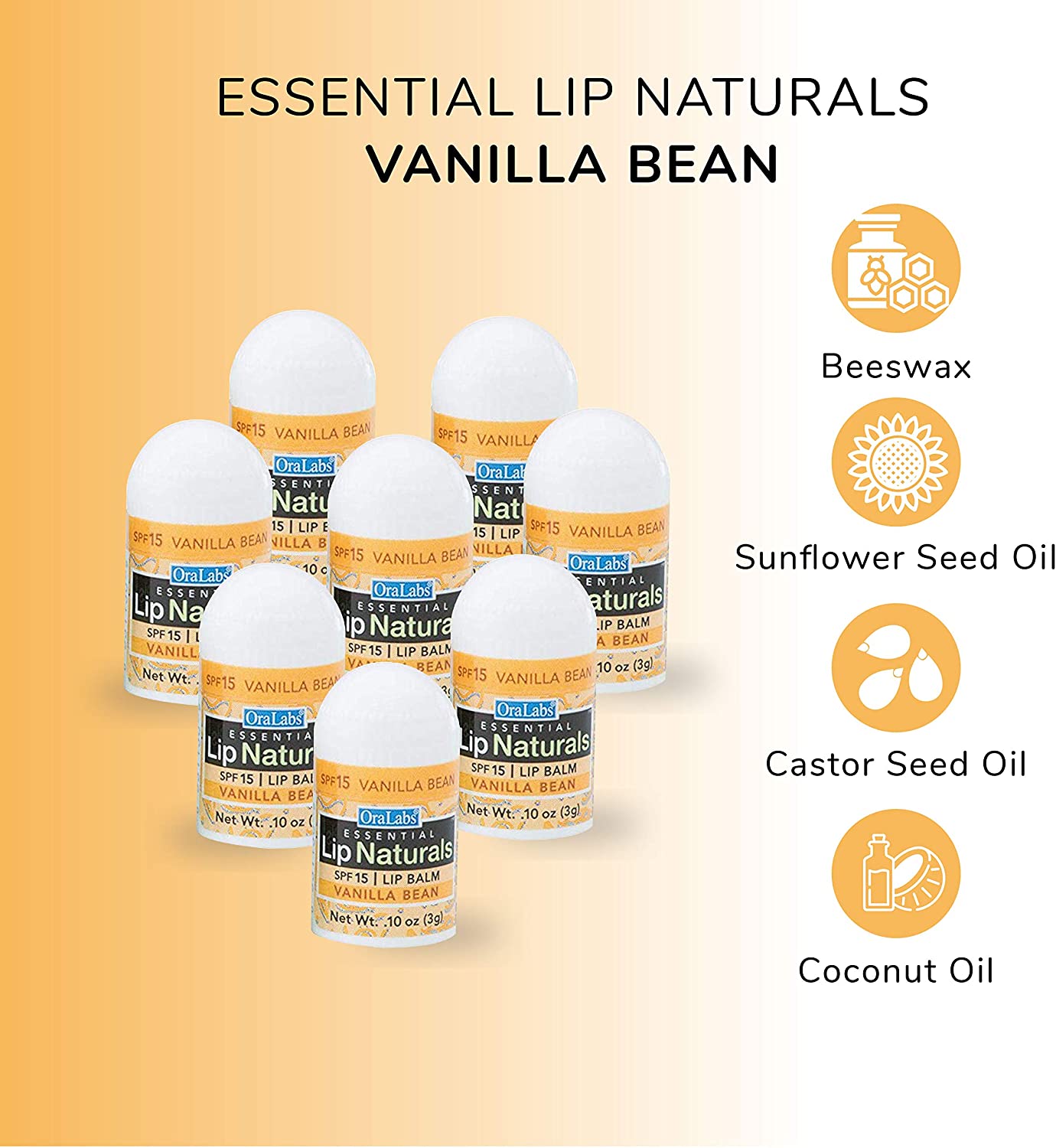 Essential Lip Naturals | Mini Lip Balm - 12 Count [SPF-15] (Assortment)
