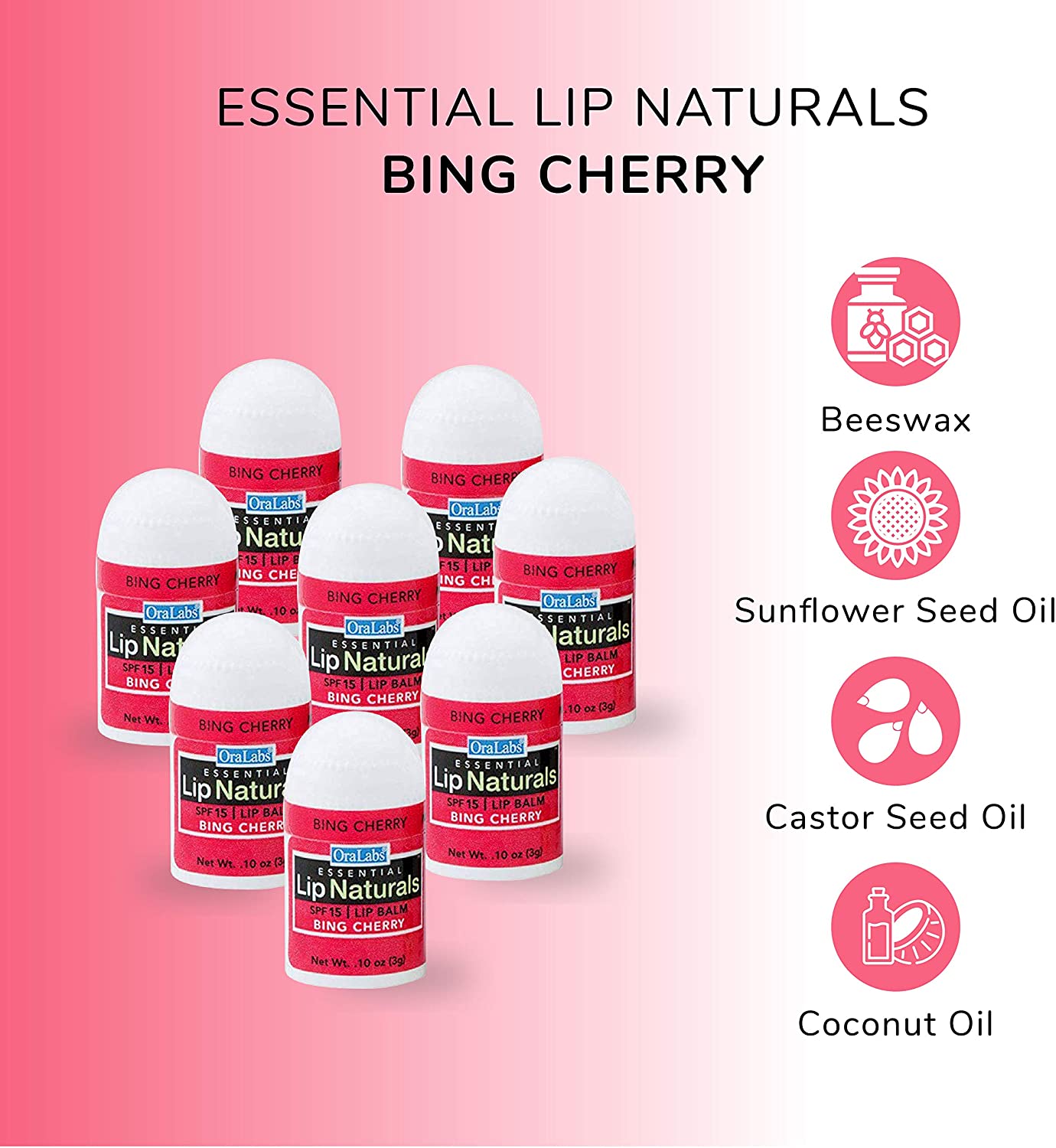 Essential Lip Naturals | Mini Lip Balm - 12 Count [SPF-15] (Assortment)