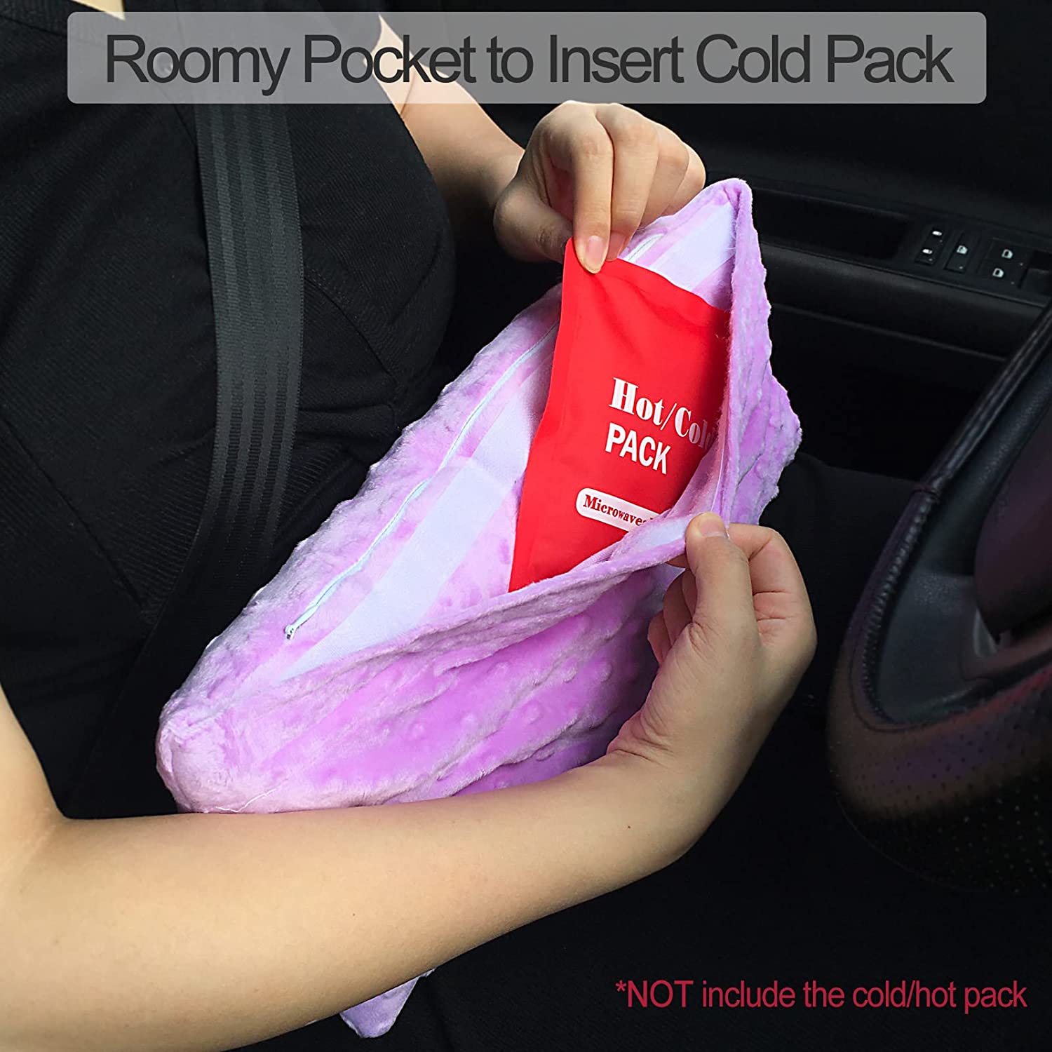 D. Cozy Hysterectomy Pillow Tummy Tuck Seatbelt Pillows with Pocket for