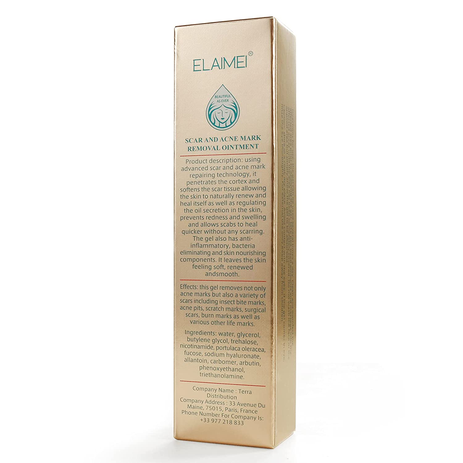 2 Pack TCM Scar Removal Gel and Acne Mark Removal Cream Ointment, Acne Scar Removal Cream Skin Repai