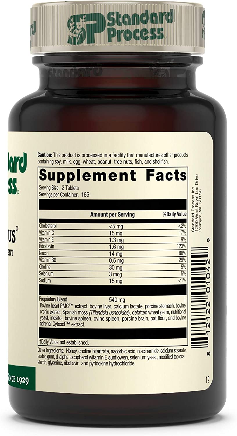 Standard Process Cardio-Plus - Supports Heart Health and Blood Flow with Antioxidant Activity from V