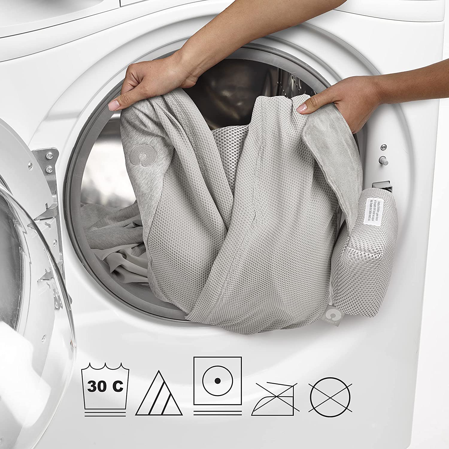 Boppy Newborn Baby Carrier—ComfyHug, Hybrid Wrap, 2 Carrying Positions, 0m+ 5-20lbs, Size Inclusiv