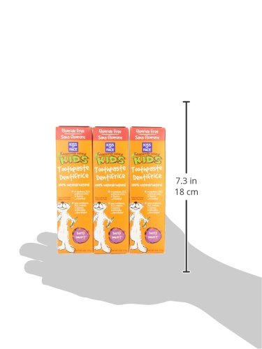 Kiss My Face Kids Berry Smart Gel Toothpaste - SLS and Fluoride Free - Removes Plaque And Prevents T