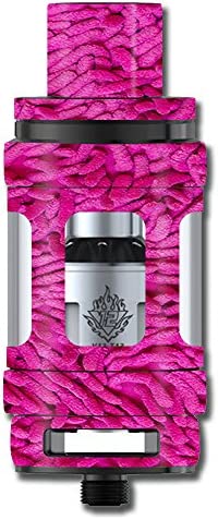 Skin Decal Vinyl Wrap for Smok TFV12 Cloud King Beast Mini Tank Vape Stickers Skins Cover/Pink Shag 