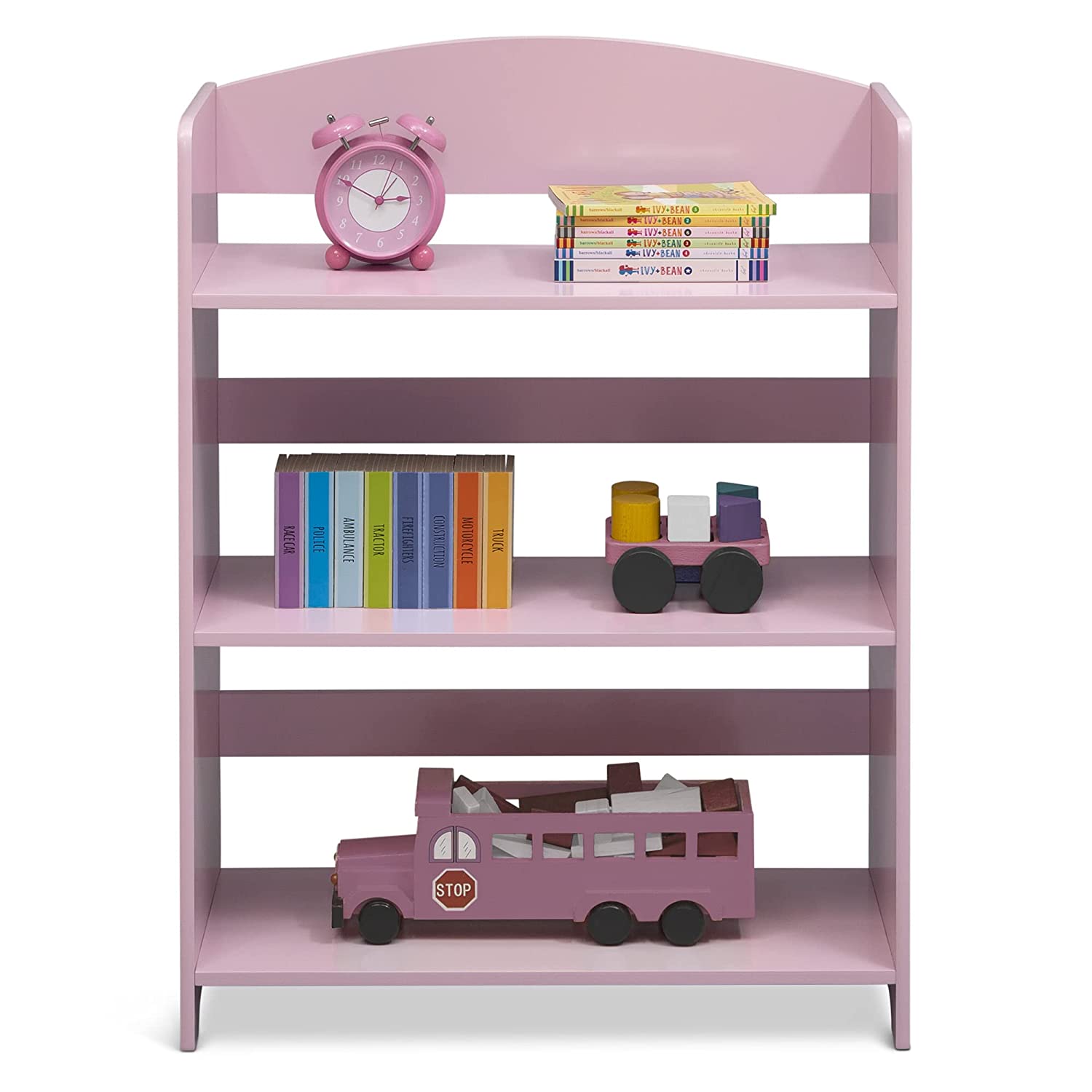 Delta Children MySize Bookshelf, Blush Pink