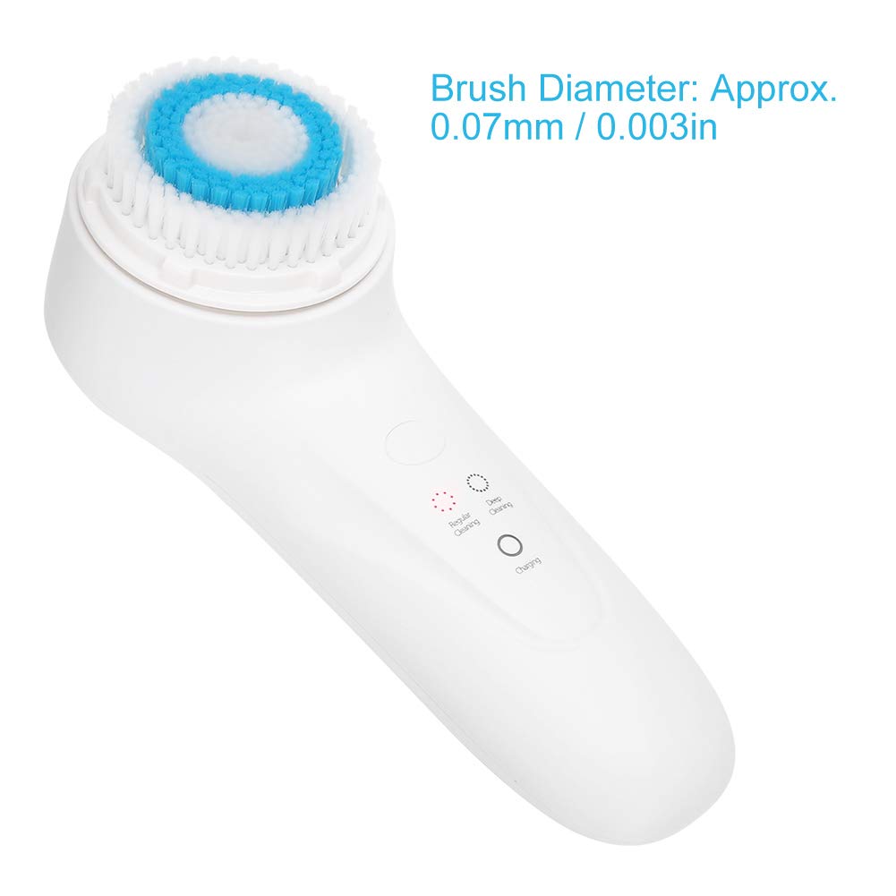 Facial Cleansing Instrument, Sonic Micro‑Vibration Massage Electric Facial Cleansing Brush Conveni