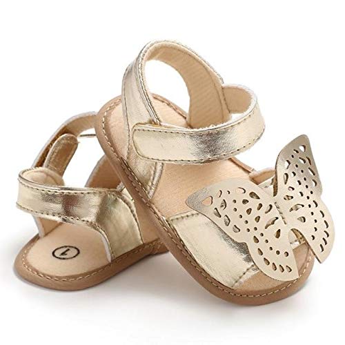 Butterfly Baby Sandal Leather Non-Slip Soft Soled Sandals Shoes