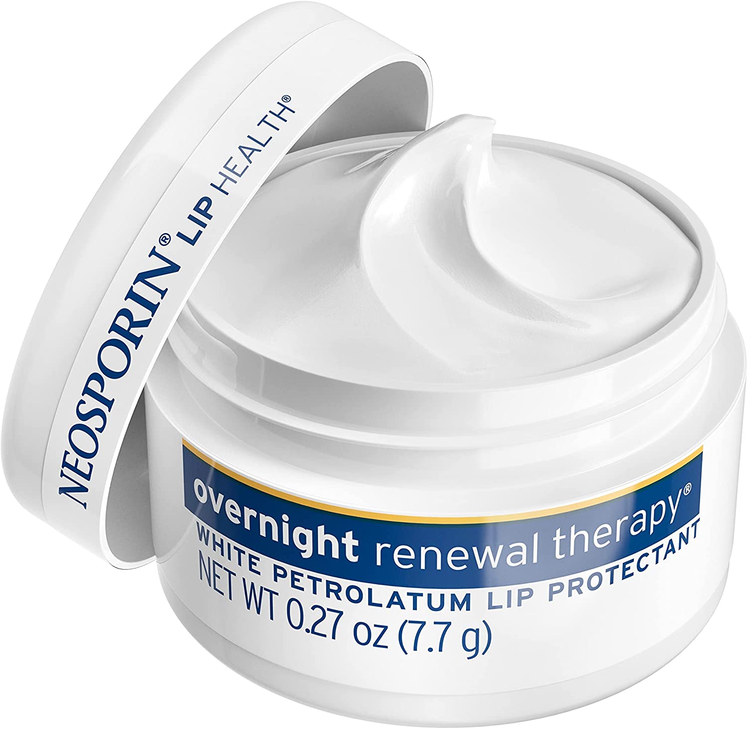 Neosporin Lip Health Overnight Renewal Therapy, 0.27 Oz, Pack of 2