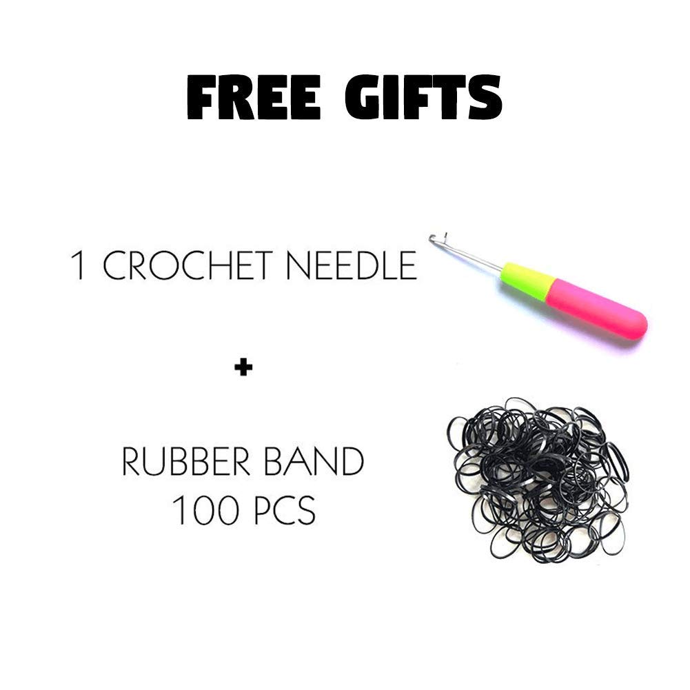 Passion Twist Hair 12Inch 7packs - Ombre Burgundy Water Wave Crochet Braids for Butterfly Locs or Bo