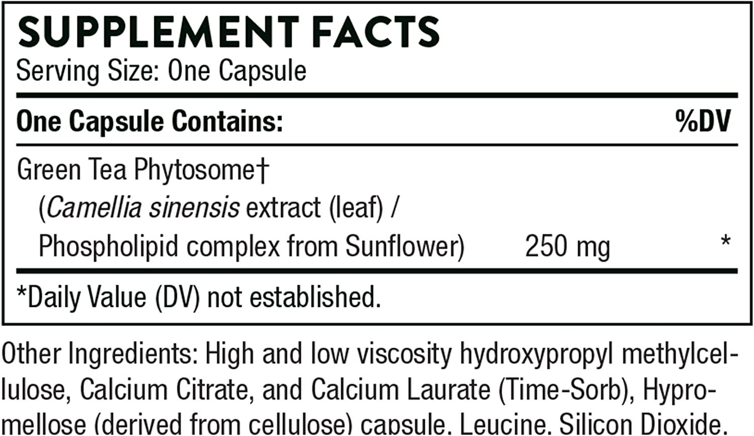 Thorne Research - Green Tea Phytosome - Antioxidant, Liver Protective, and Metabolic Benefits of Gre