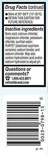 Allergan Refresh Tears Size .5z Allergan Refresh Tears Eye Drops For Mild To Moderate Dry Eyes